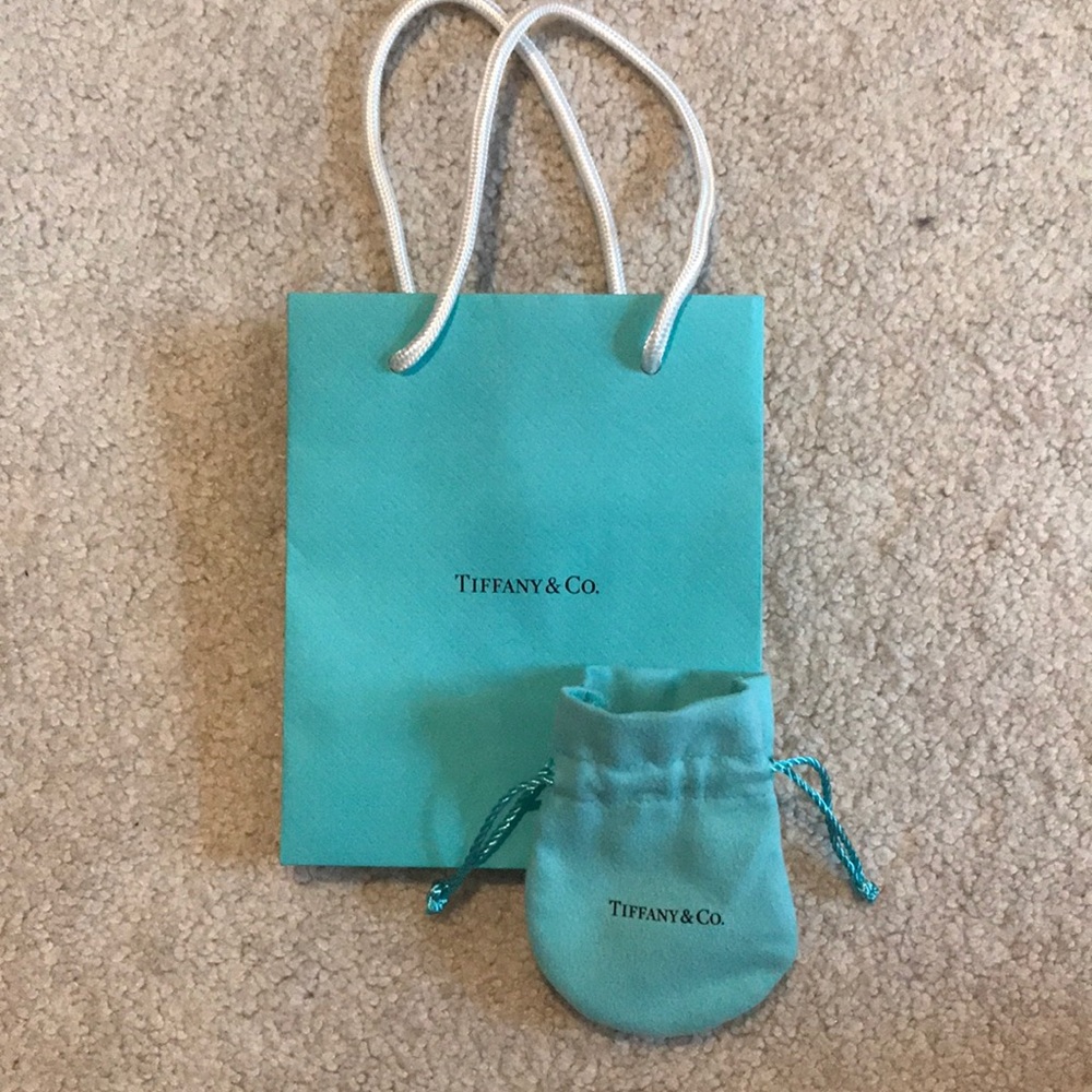 Tiffany gift bag and jewelry bag